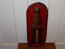Vintage 1923 Coca Cola Metal Embossed Thermometer - $223.63 CAD