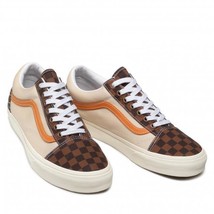 VANS Mixed Utility Old School Brown Check Canvas Lace-Up Shoes Men&#39;s Unisex NEW - £78.32 GBP+
