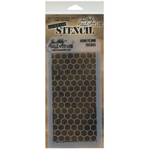 Tim Holtz Layered Stencil 4.125&quot;X8.5&quot;-Honeycomb - £11.13 GBP