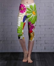 Lily White Floral Capri Leggings XL - £25.68 GBP