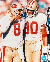 Steve Young and Jerry Rice 8x10 San Francisco 49ers Football  - £7.89 GBP