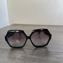 Vintage 1980 ULTRA &quot;SULTRY&quot; LARGE BLACK SUNGLASSES FRAMES ONLY - $137.18