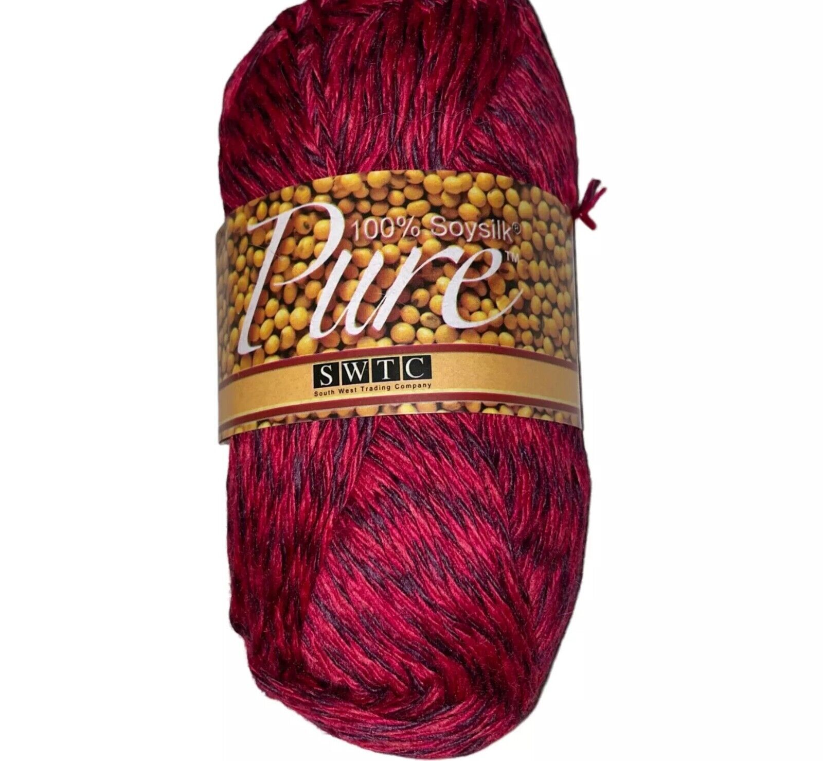 Primary image for South West Trading Company PURE Soy Silk Worsted Yarn SWTC #21 Red Soysilk