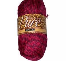 South West Trading Company PURE Soy Silk Worsted Yarn SWTC #21 Red Soysilk - £4.71 GBP