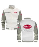 Bugatti White &amp; Grey Wool &amp; Leather Varsity Jacket - €128,74 EUR+