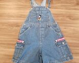 VTG Disney Mickey Unlimited Jerry Leigh Denim Overall Shorts Med Womens Y2K - $54.44