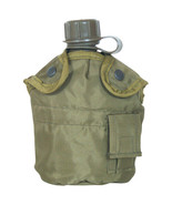 NEW Tactical Military 1qt Canteen COVER with Alice Clips and Side Pouch ... - €11,21 EUR