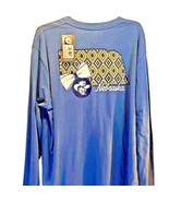 Nebraska Cornhuskers Knights Apparel Men&#39;s T-Shirt Blue Aztec Cotton XL New - $11.87