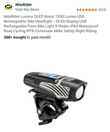  6780 Lumina Oled 1200 Boost, One Size, Black  - $1,273.64 MXN