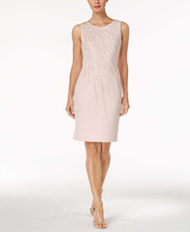 Calvin Klein Womens Activewear Fireworks Scuba Dress,Blush,14 - $115.20