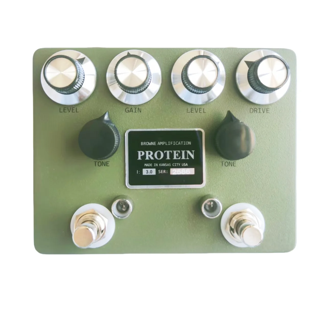 BIG MAN Guitar Pedal BR0WNE PROTEIN Electric Guitar Overdrive Distortion... - $132.20