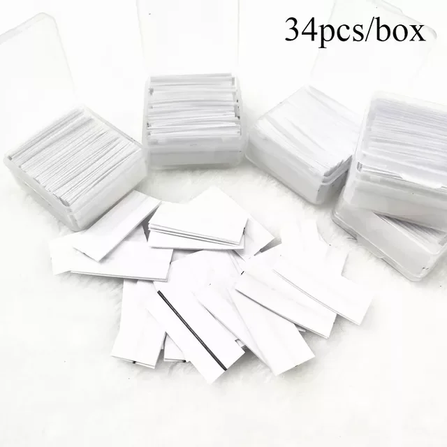 Pieces/Box Reusable Self-Adhesive Glue-Free Eyelash Glue Strip False Eyelashes M - £39.95 GBP