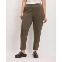 Everlane The Dream Pant Front Seam Pull On Tapered Dark Forest Green S - £33.90 GBP