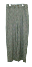 THE LIMITED DRESS PANTS SIZE 0 BLACK FLAT FRONT  WIDE LEG 4 BUTTONS IN F... - $13.96