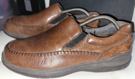 Men&#39;s Rockport Brown Slip On Shoes 8W Casual Picnic Party Movie Night - $186.21 MXN