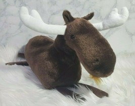 Kohls Cares Plush Moose Brown 13 Inch 2018 Kids Gift Toy Stuffed Animal - £10.60 GBP