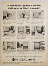 1957 Print Ad RCA Victor Television Sets 9 Models, TVs - £9.67 GBP