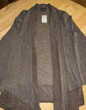 Travelers Lurex Stripe Mix Jacket In Renwick Taupe Size 1 BNWTS - £27.53 GBP
