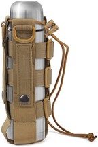 Brown Wichemi Molle Water Bottle Pouch With Minimalist, 84 Oz Water Bottle. - £26.20 GBP