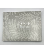 Gibson 25th Wedding Anniversary Guest Book compact New 7 1/2&quot; x 5 3/4&quot; - $17.18 CAD