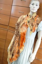 MERINO WOOL LONG SCARF FELTED HANDMADE IN EUROPE HOLIDAY GIFT FOR WOMEN - £132.04 GBP