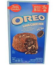Betty Crocker OREO Lava Cake Mix, Chocolate Lava Cake Baking Mix with OREO Cooki - £15.84 GBP