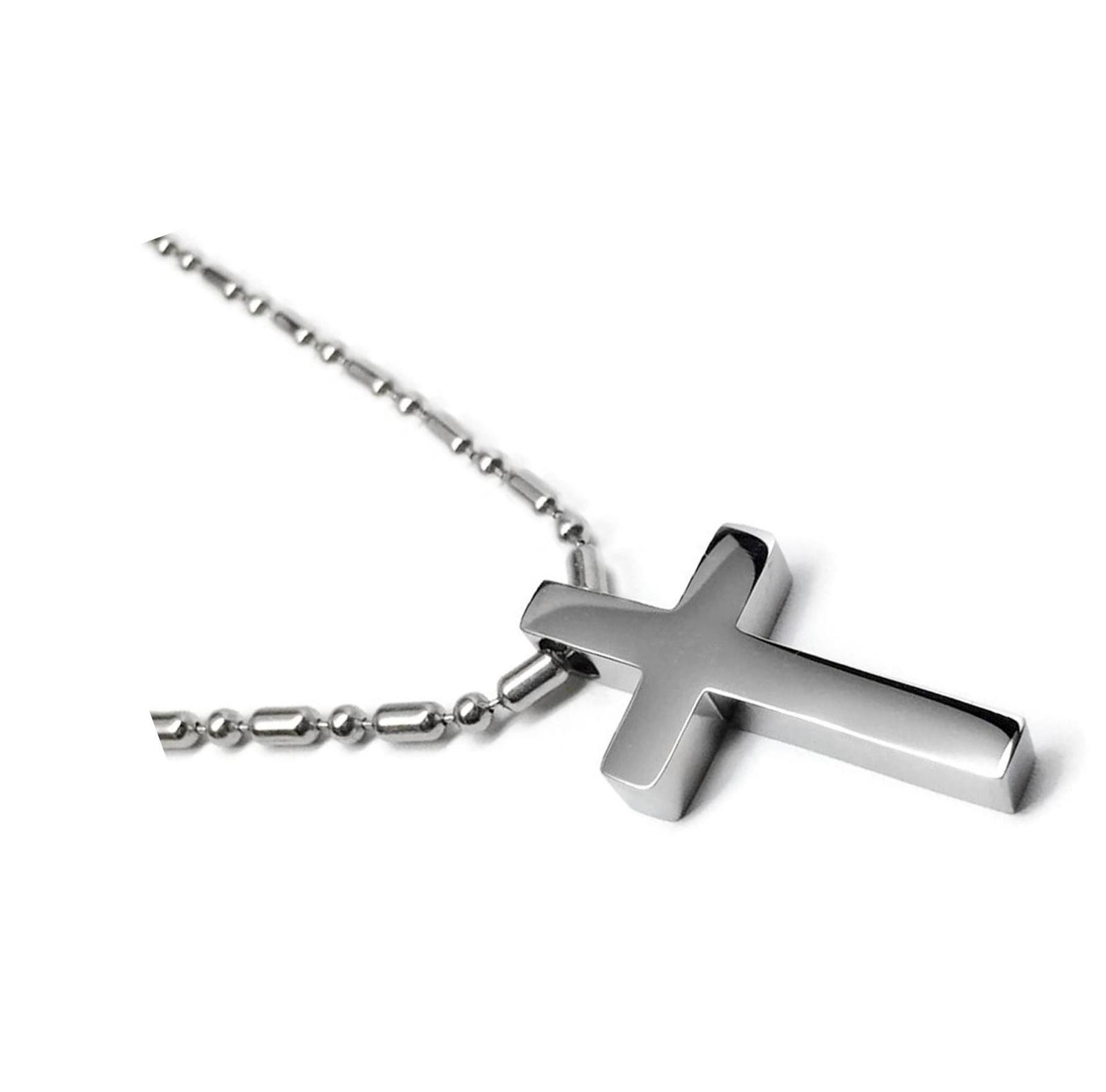 Primary image for Designs Small Simple Stainless Steel Cross Pendant
