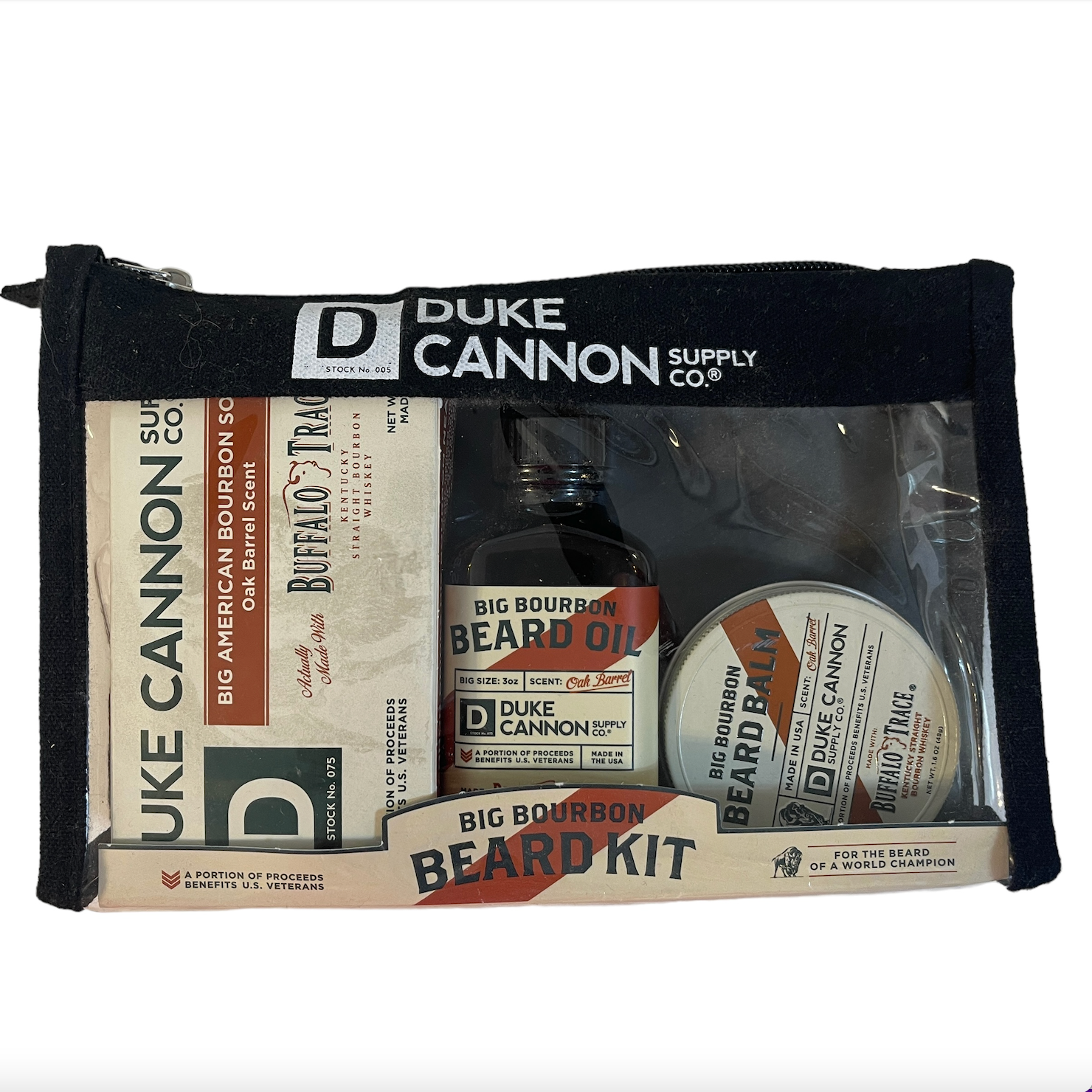 Primary image for Duke Cannon Supply Co. Big Bourbon Beard Kit for Men Beard Balm and Beard Oil +