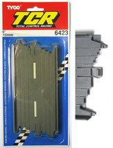 1pc Tyco Tcr Slot Less Car Total Control Race Track 6" Straight B5898 6423 Card - $3.99