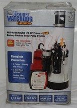Basement Watchdog DFK961 1/3 HP Primary Battery Backup Sump Pump System - £239.79 GBP