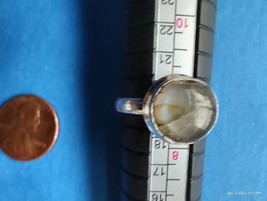 unknown Patina Lunar Power Wellness Healing Gemstone Ring size 8.75 UN077 - $12.72