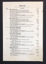 Kodak Brownies Camera &amp; Lens Price List 1941 Photography Ephemera - £9.39 GBP
