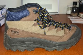 Yukon Rush Men&#39;s Hiking Boots Sz 8.5M Brown Lace Up Trail - $84.36