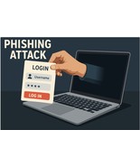 Phishing Hand from Laptop – Cybersecurity Vector Illustration - $0.99