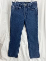 Carhartt Size 36x32 Dark Blue Men&#39;s Denim Jeans - £18.66 GBP