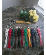 Macrame Key Chain, Macrame Bag Charm, Purse Charm, Luggage Charm, Boho K... - €7,81 EUR