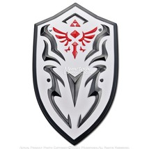 Munetoshi Gray Red Legend Royal Guard Shield Foam Replica Cosplay Displa... - $405.60 MXN