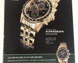 2015 Alphagraph Watch Print Ad Advertisement pa11 - £3.15 GBP