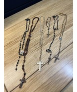 Loto f 6 Rosaries Catholic Christianity Religious Religion Jesus KG - $27.16 CAD