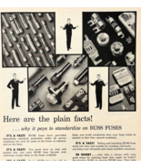 1960 Bussman Mfg Buss Fusetron Fuses Advertisement Vintage Electronics D... - $368.02 MXN