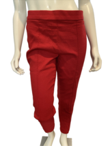 Jasmine &amp; Julianna Red Stretch Pull On Pants Size 12 - €13,83 EUR