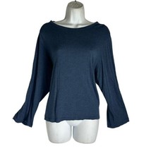 Vince blue Long Sleeve Scoop Neck Tee Shirt size M - £19.93 GBP