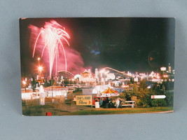 Vintage Postcard - Pacific National Exhibition at Night - Natural Color ... - £11.79 GBP