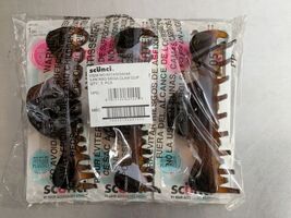 Pack of 3 Scunci Thick Hair No-Slip Grip Mega Claw Clip Brown Hair Acces... - $9.79
