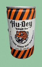 Old Vintage Hu-Dey Bengals  Beer Can Metal Sign 8x12in  Mancave Garage 11 - $24.74