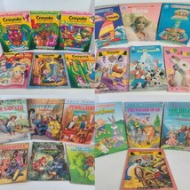 Huge Lot Of 22 Vintage Coloring Books Crayola, Disney, Great Classics 90s Kids - £47.47 GBP