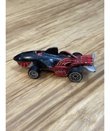 1996 Hot Wheels Sharkruiser Predatory Power! Black Shark Red Chrome Teet... - $9.89