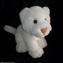9&quot; Vintage 1995 24K Polar Puff Plato Tiger Lion Cub Stuffed Animal Plush Toy - £22.78 GBP