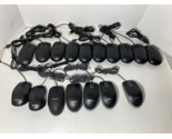 Lot of 17 Optical USB Mouse Mice Black Mixed Brand Logitech Dell Amazon ... - $24.70