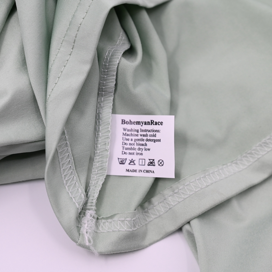 BohemyanRace Elegant and Versatile Medium-Sized Green Dress  Item image 4